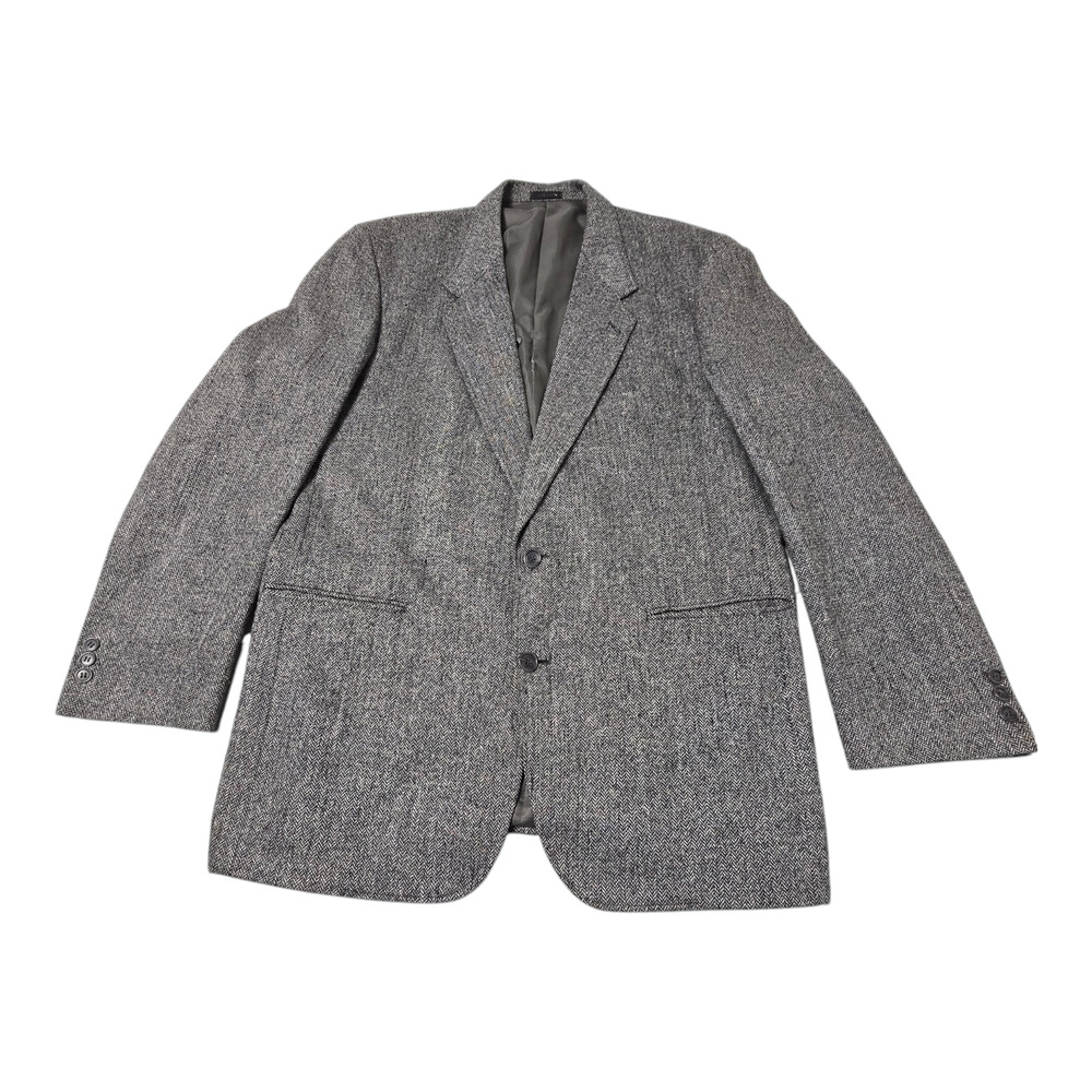 The Men's Store 46R Sport Jacket Gray Herringbone Pre-owned in great shape